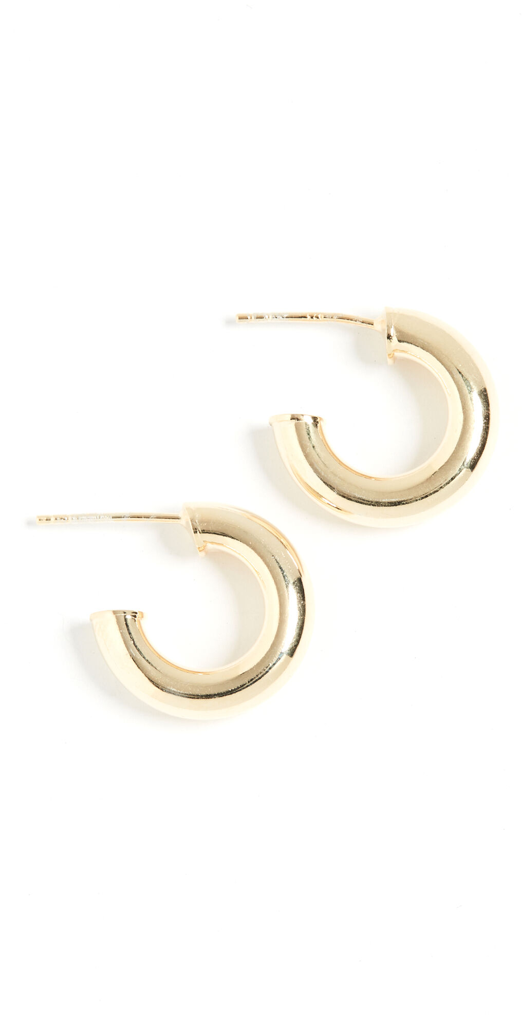 Adina's Jewels Thick Hollow Hoop Earrings Gold (20 mm) One Size  Gold (20 Mm)  size:One Size