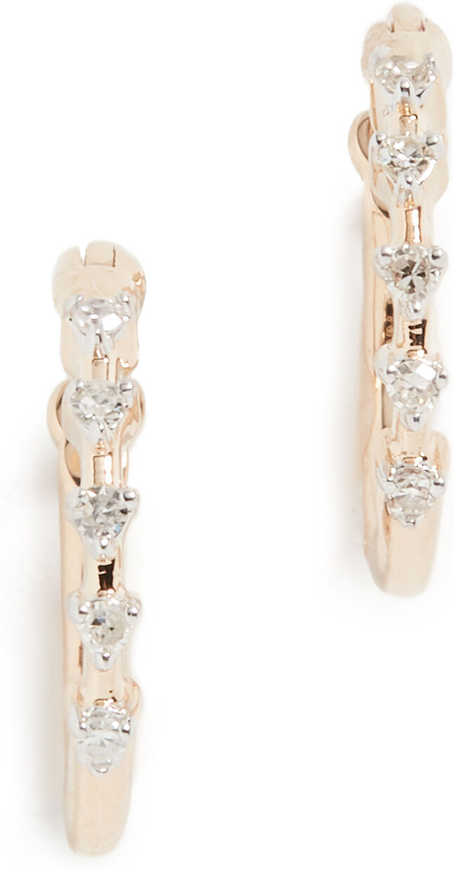 Adina Reyter 14k Diamond Huggie Earrings Gold One Size  Gold  size:One Size