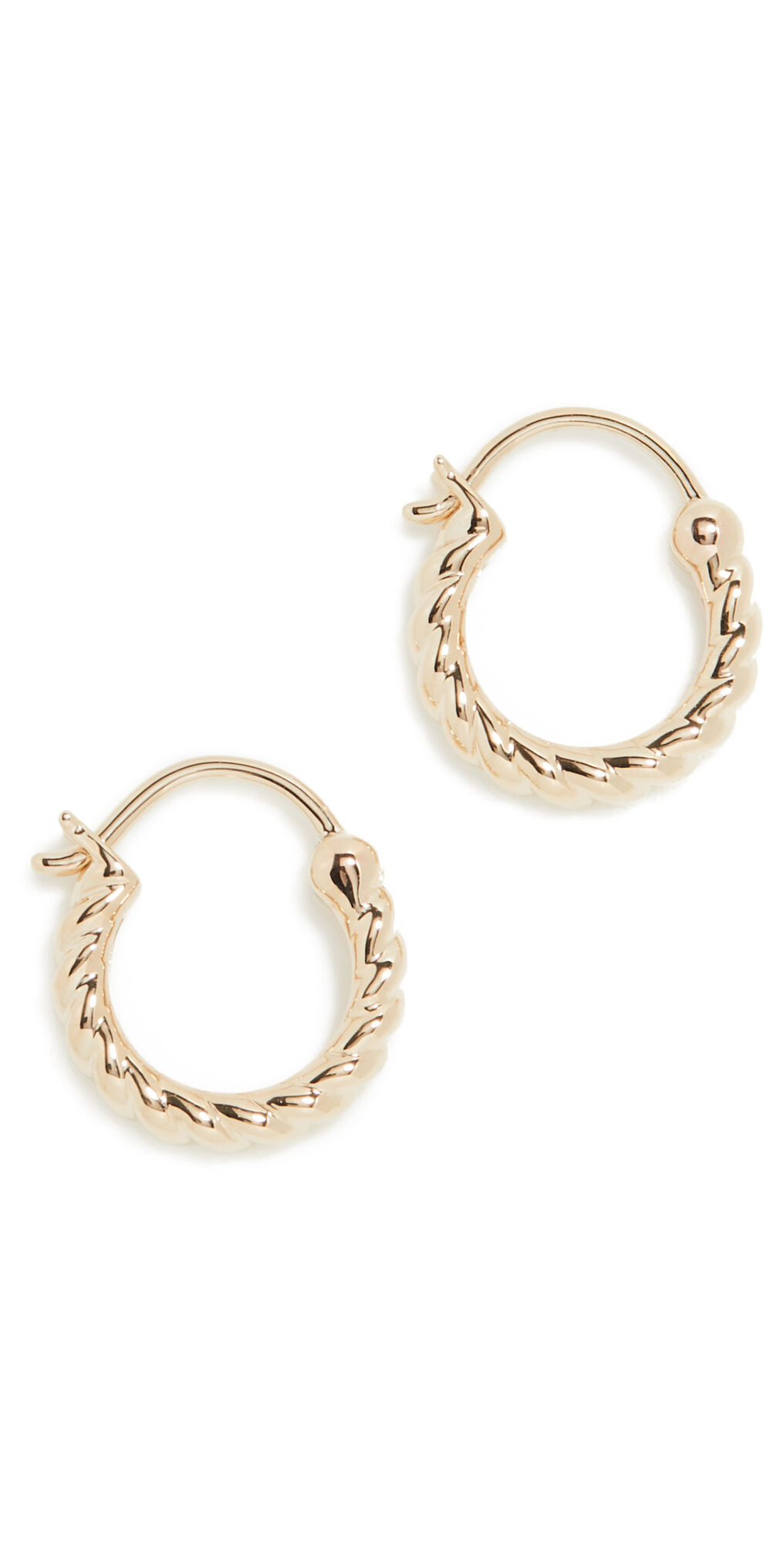 Adina Reyter 14k Lasso Huggie Hoops Gold One Size  Gold  size:One Size