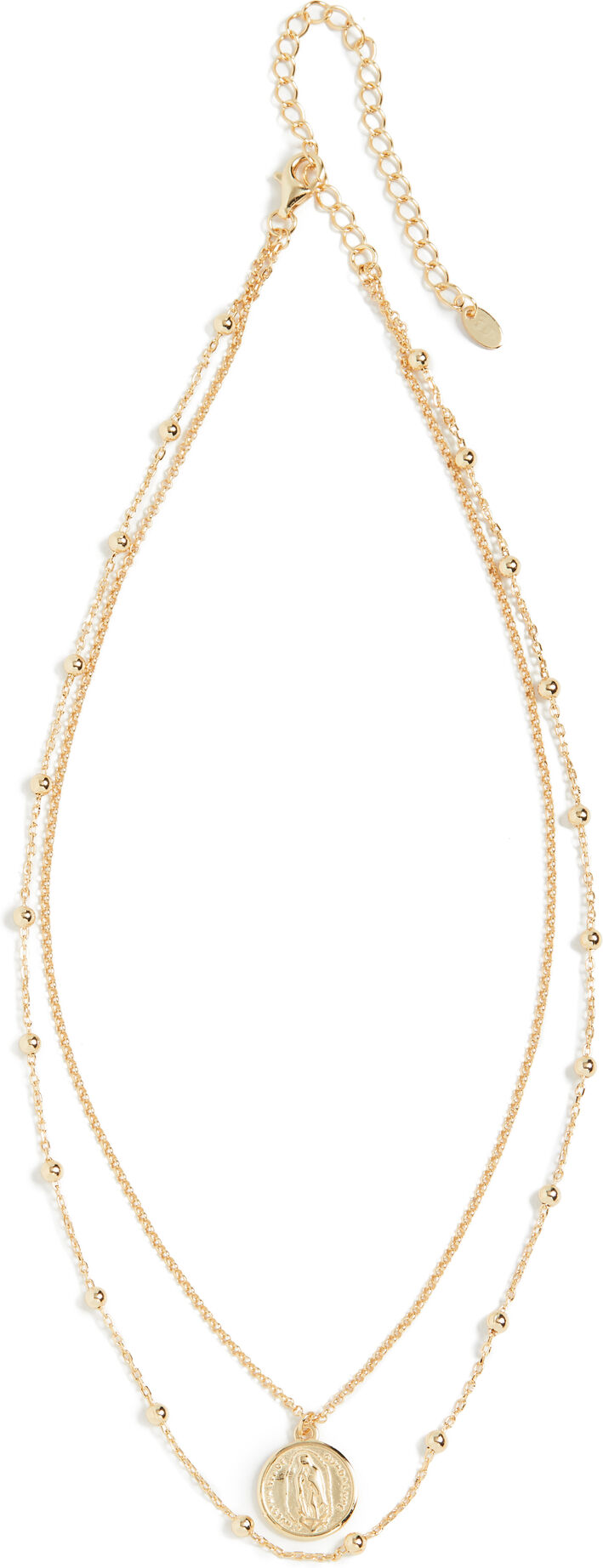 Argento Vivo Guadalupe Multi Stand Necklace Gold One Size  Gold  size:One Size