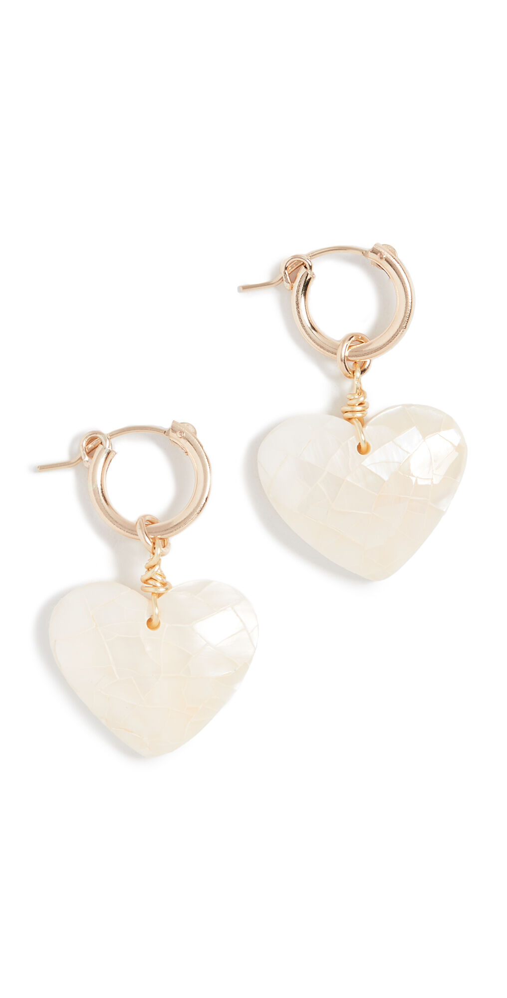 Brinker & Eliza Little Love Earrings Gold/Pearl One Size  Gold/Pearl  size:One Size