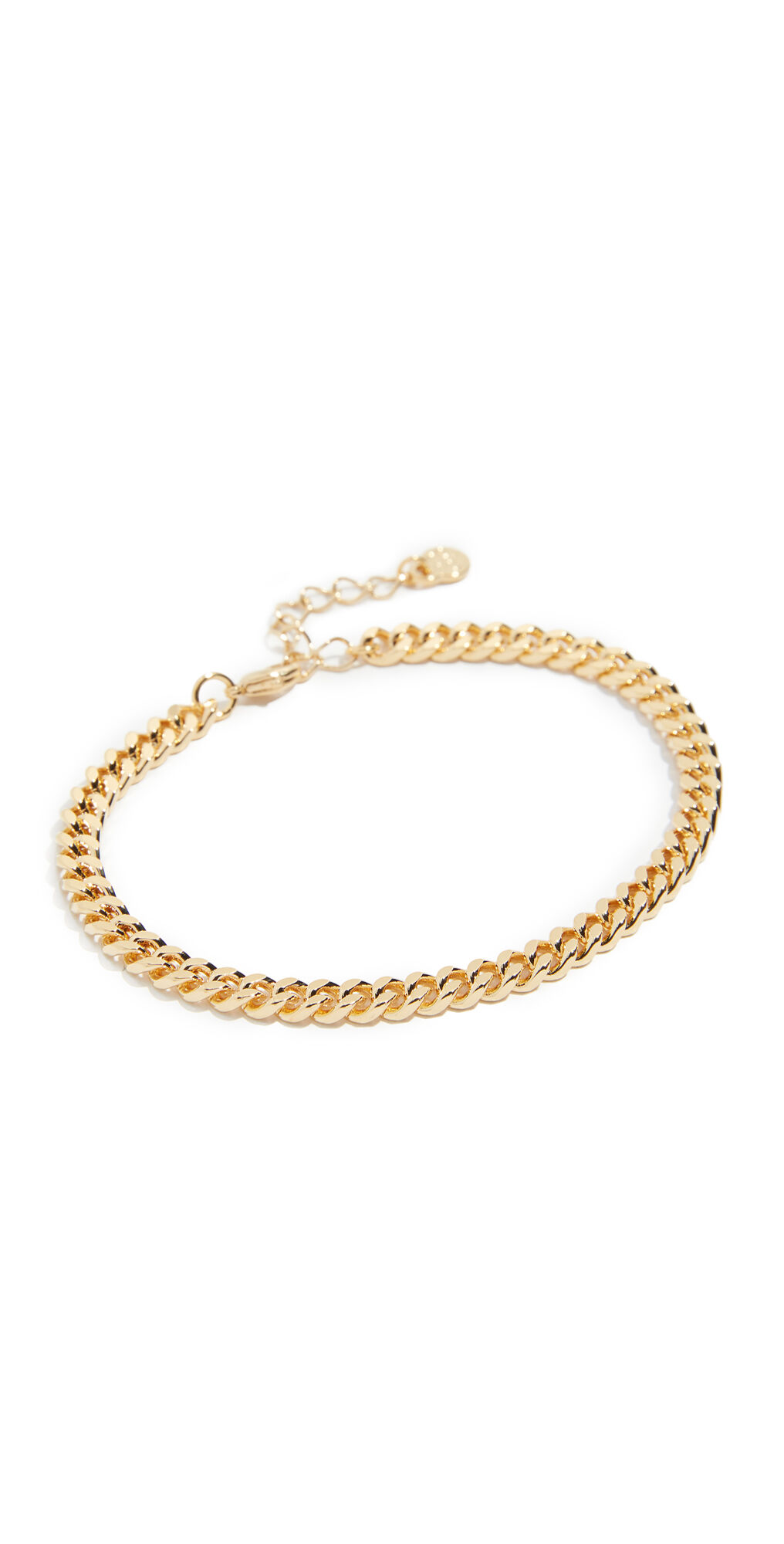 Cloverpost Large Curb Chain Bracelet Gold One Size  Gold  size:One Size