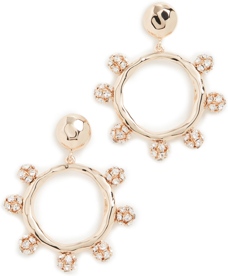 DANNIJO Melrose Earrings Gold One Size  Gold  size:One Size