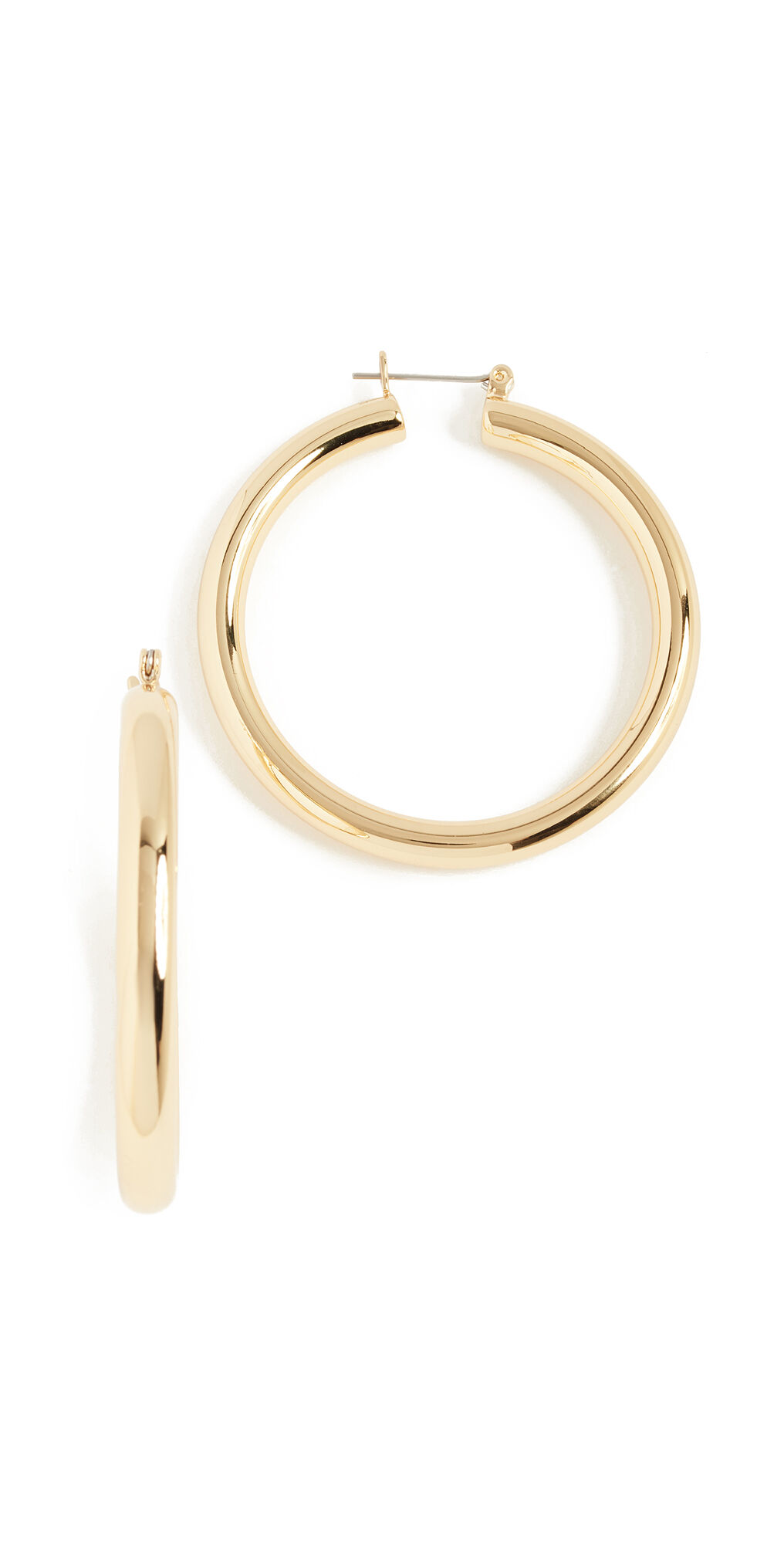 Luv Aj Amalfi Tube Earrings Gold One Size  Gold  size:One Size