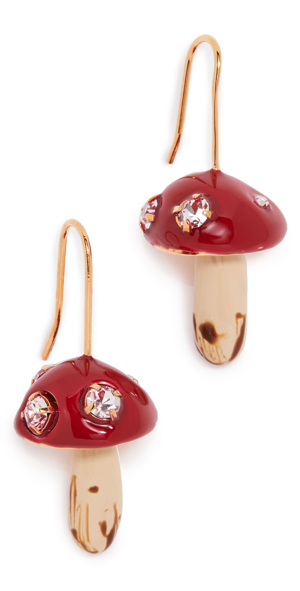 Marni Mushroom Earrings Red One Size  Red  size:One Size