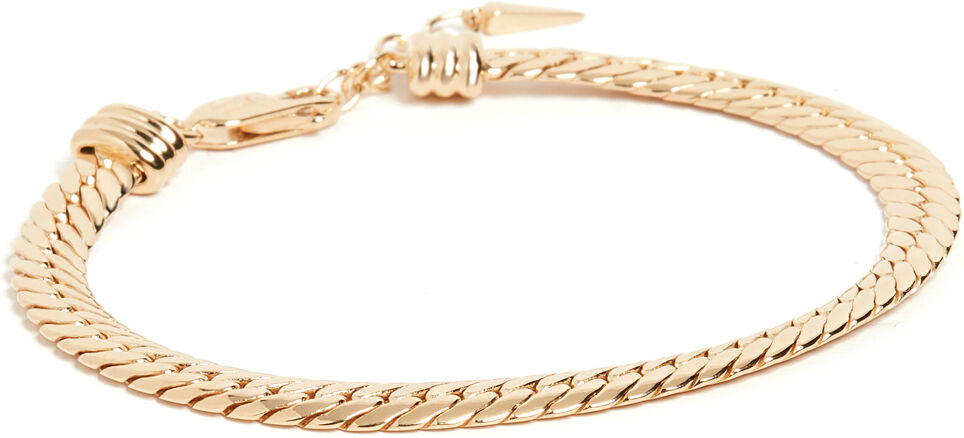 Missoma Gold Camail Snake Chain Bracelet Gold One Size  Gold  size:One Size