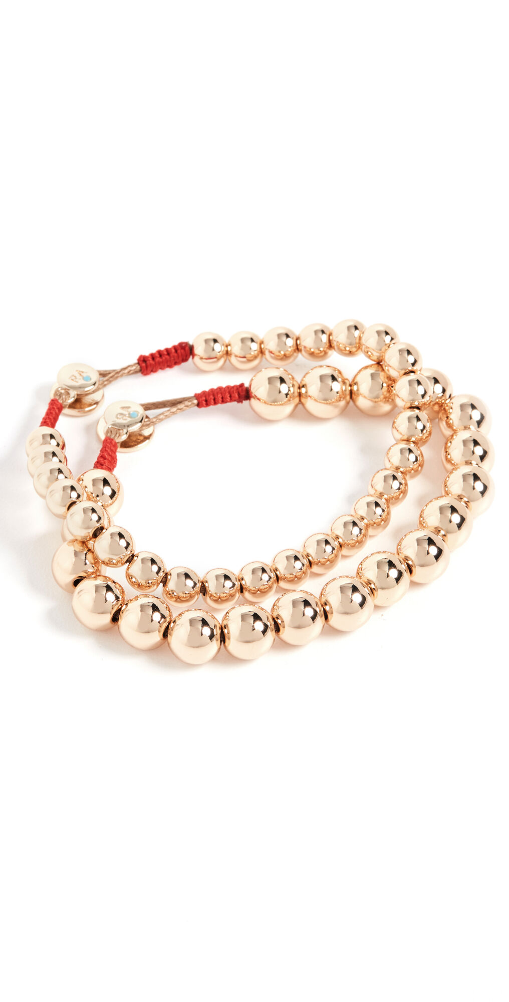 Roxanne Assoulin Bubble Set of Two Bracelets Gold One Size  Gold  size:One Size