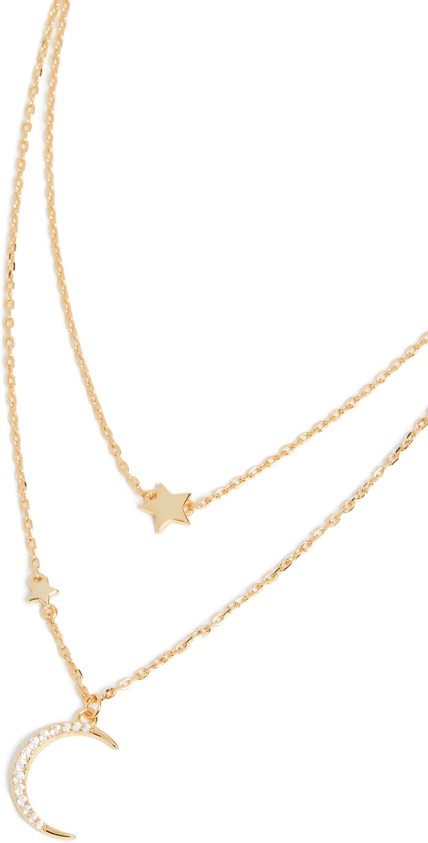 SHASHI Eclipse Necklace Gold One Size  Gold  size:One Size