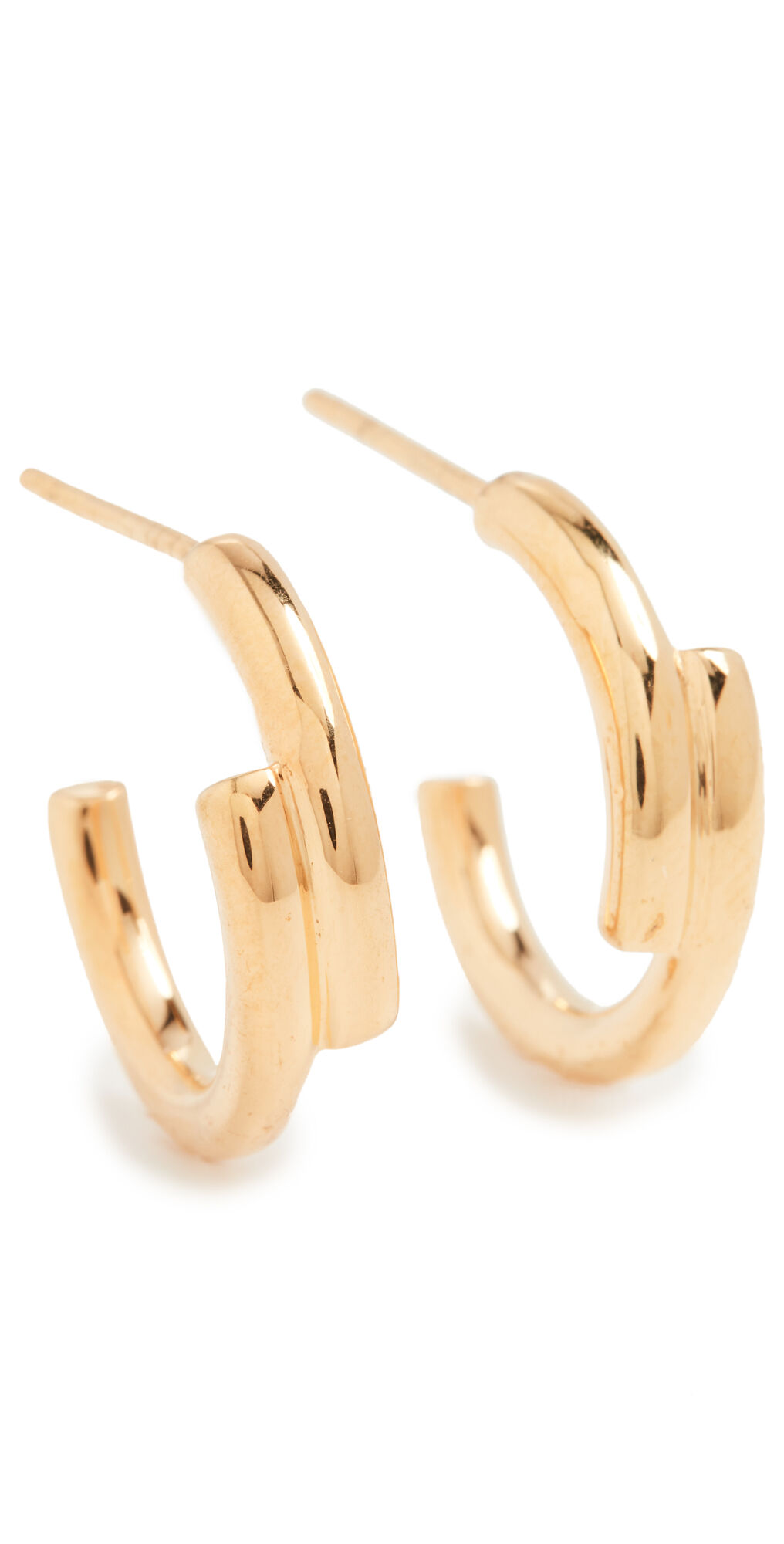 SHASHI Fortress Hoops Gold One Size  Gold  size:One Size