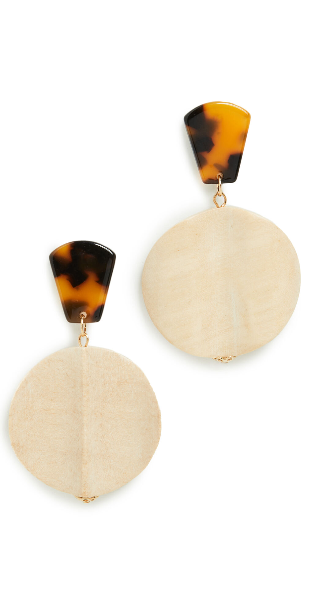 SHASHI Boardwalk Earrings Gold One Size  Gold  size:One Size