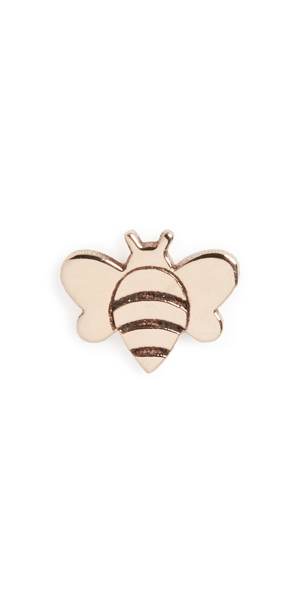 Chicco Zoe Chicco 14k Gold Single Itty Bitty Bee Stud Yellow One Size  Yellow  size:One Size