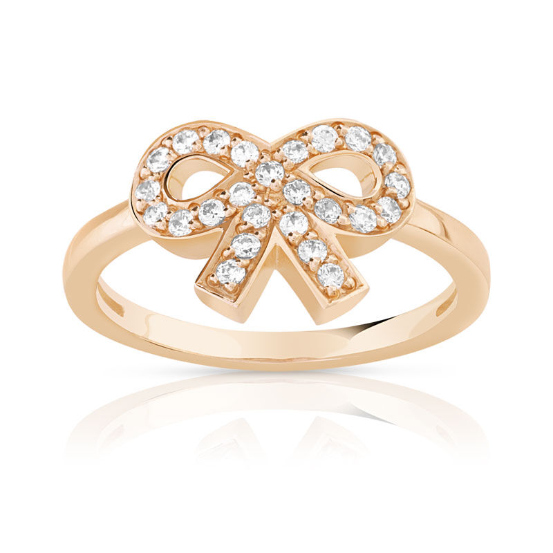 MATY OUTLET -Bague plaquÃ© or rose zirconia