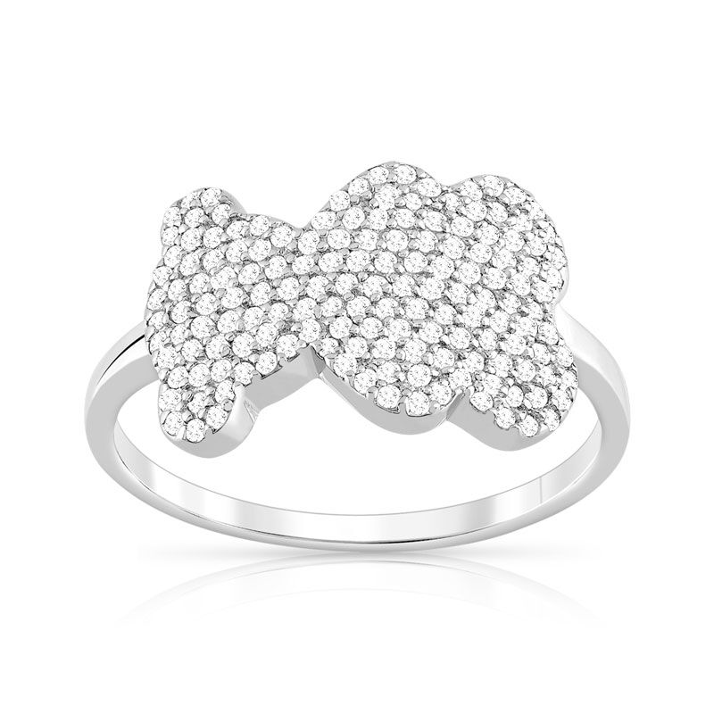 MATY OUTLET -Bague argent zirconia ours