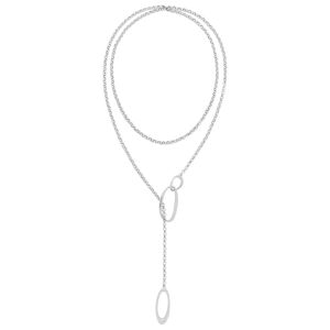 Calvin Klein Kette mit Anhänger »Schmuck Edelstahl Halsschmuck Halskette... edelstahlfarben Größe