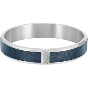 Boss Armreif »Schmuck Edelstahl Armschmuck Armreif DION« edelstahlfarben-blau Größe M