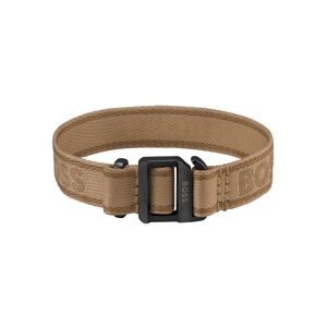 Boss Armband »Schmuck Edelstahl Armschmuck Nylonarmband COLIN« braun-schwarz Größe