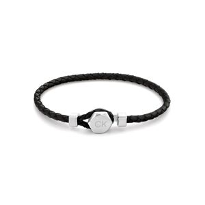 Calvin Klein Lederarmband »Schmuck Edelstahl Armschmuck Lederarmband« schwarz-edelstahlfarben Größe