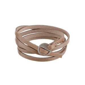 Firetti Lederarmband »Schmuck Geschenk, Wickelarmband, Anlass Geburtstag... beige Größe