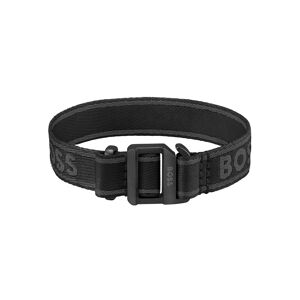 Boss Armband »Schmuck Edelstahl Armschmuck Nylonarmband COLIN« schwarz Größe