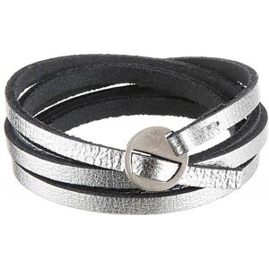 Firetti Lederarmband »Schmuck Geschenk, Wickelarmband, Anlass Geburtstag... silberfarben Größe