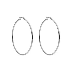 Purelei Paar Creolen »Schmuck Geschenk Hoops Ohrringe, 22151-Earring-Hoop« edelstahlfarben Größe