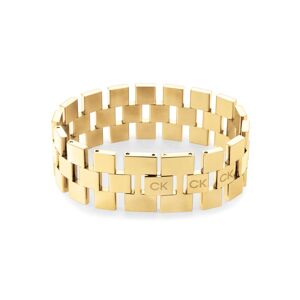 Calvin Klein Armband »Schmuck Edelstahl Armschmuck Gliederkette« gelbgoldfarben Größe