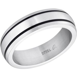 Amor Fingerring »Black Stripes, 9619061-78-85-92-9721184« edelstahl Größe 56