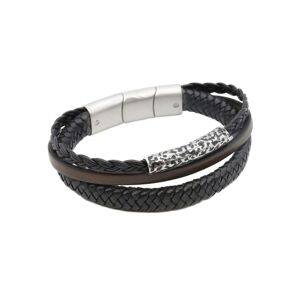 Firetti Armband »Schmuck Geschenk Armschmuck Armkette«, Made in Germany edelstahlfarben-schwarz-grau Größe