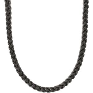 Firetti Edelstahlkette »Schmuck Geschenk, Doppelpanzerkettengliederung, 5 mm... schwarz Größe 50