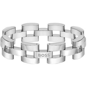 Boss Armband »Schmuck Edelstahl Armschmuck Gliederkette SWAY« edelstahlfarben Größe