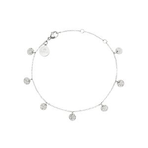 Purelei Armband »Schmuck Geschenk Malihini, Strukturanhänger,... edelstahlfarben Größe