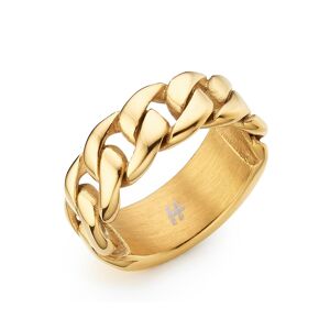 HECHTER PARIS Partnerring »Schmuck Geschenk, Ring unisex Optik Panzerkette,... gelbgoldfarben Größe 53