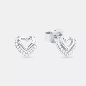 Amor - Ohrstecker, One Size, Silber