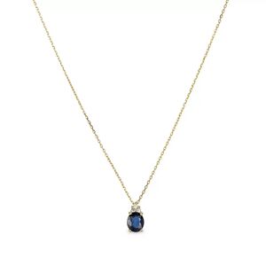 Zen Diamond - Halskette, 45, Gelbgold