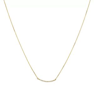 Zen Diamond - Halskette, 45cm, Gelbgold