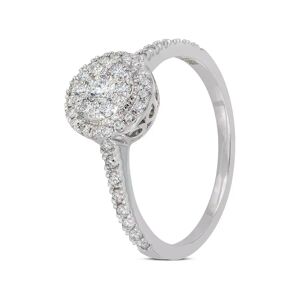 Zen Diamond - Ring Mit Diamant, 56, Weissgold
