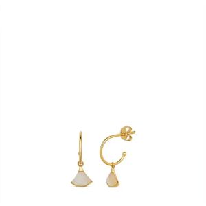 L'Atelier Sterling Silver 925 - Ohrstecker, One Size, Goldfarben