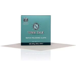 Town Talk Clean & Polish - Uhren-Poliertuch, One Size, Weiss