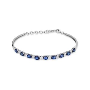 Zen Diamond - Armband, Bracelet Wg18k Poliertweissgold 10 Brillant 0.05ct, 18cm, Weissgold