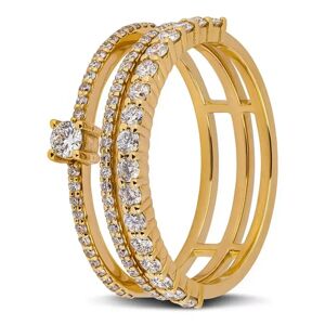 Zen Diamond - Ring, 54, Gelbgold