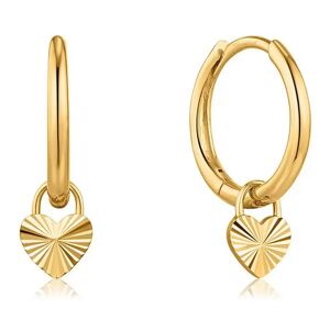 Ania Haie - Creolen, Gold Collection, One Size, Gelbgold