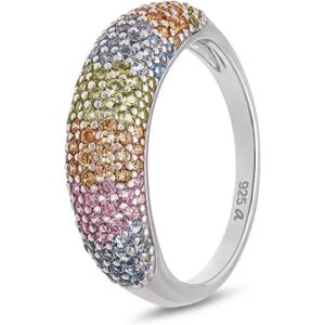 L'Atelier Sterling Silver 925 - Ring, 54, Multicolor