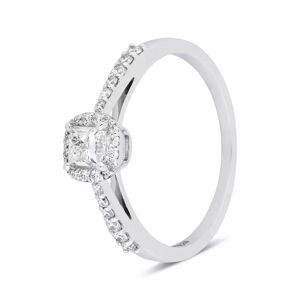Zen Diamond - Ring, 54, Weissgold