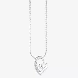 Amor - Halskette Mit Anhänger, 45cm, Silber