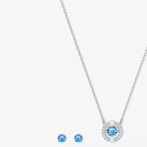 Swarovski - Schmuckset, Sparkling Dc, 39cm, Silberfarben