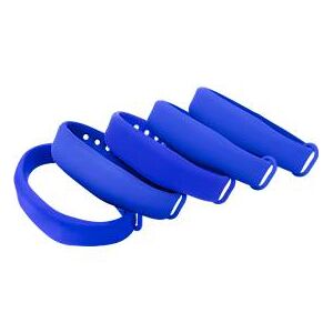 RFID-Armband, f. RFID-Schliesssysteme, Mifare Ultralight (13,56 MHz), blau, 5 Stück