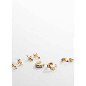 MANGO TEEN Ohrringe im Set - Gold - U - weiblich