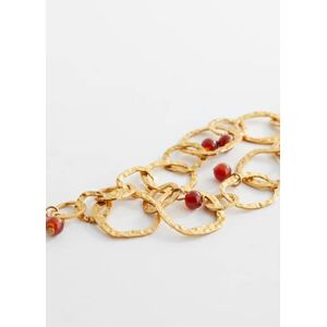Mango Kombinierte Ring-Halskette - Gold - U - weiblich