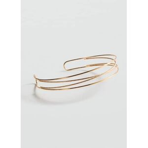 MANGO TEEN Choker-Halsreif - Gold - U - weiblich