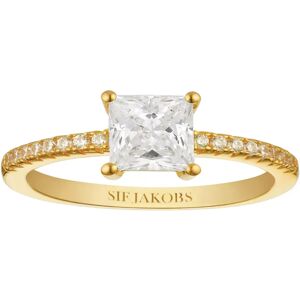 Sif Jakobs Jewellery Armbanduhr - Ellera Quadrato Ring - Gr. 54 - in Gold - für Damen